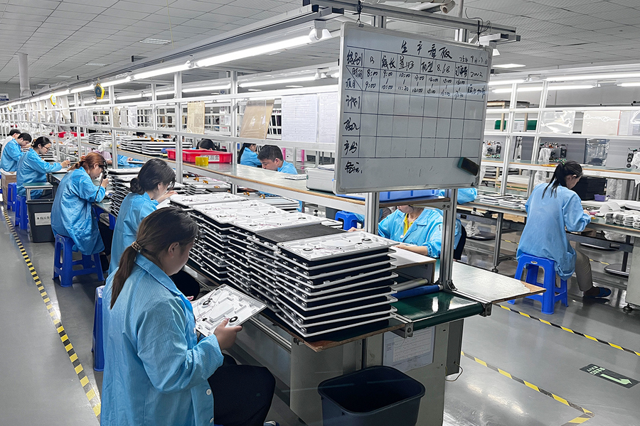Shenzhen Kinstone D&T Develop Co., Ltd ligne de production du fabricant